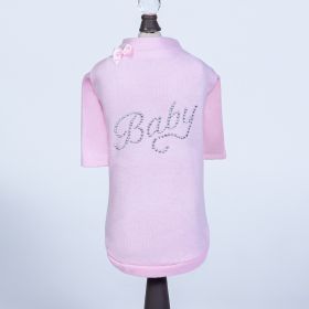 Baby Dog Tee (Color: Pink, size: MD)