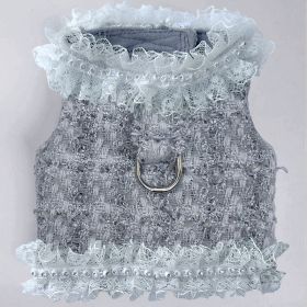 Envogue Dog Harness (Color: Platinum, size: SM)