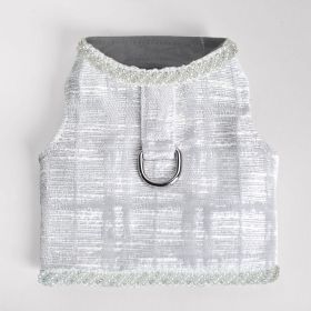 Genevieve Dog Harness (Color: Silver, size: XS)