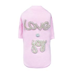 Love n Joy Tee (Color: Baby Pink, size: XXS)