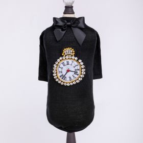 Tmeless Dog Tee (Color: Black, size: XS)