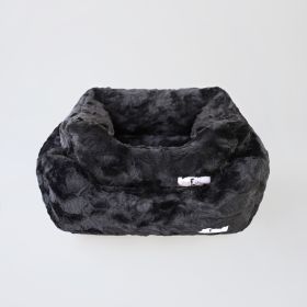 Bella Dog Bed (Color: Black, size: LG)