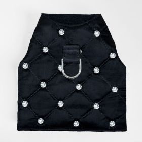 Glamour Baby Dog Harness (Color: Caviar, size: MD)