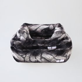 Deluxe Dog Bed (Color: Chinchilla, size: SM)