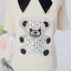 Teddy Bow Tee Dog Tee