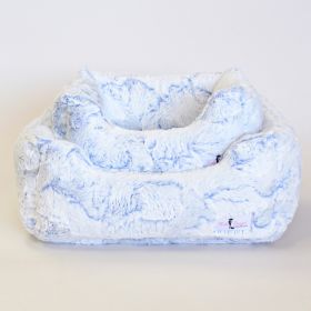 Whisper Dog Bed (Color: Baby Blue, size: LG)